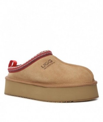 Pantofole con piattaforma marrone UGG Tashie da donna