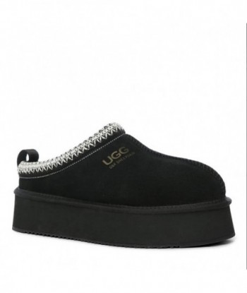 Ciabatte con plateau UGG Tashie da donna di colore nero