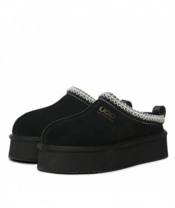 Ciabatte con plateau UGG Tashie da donna di colore nero