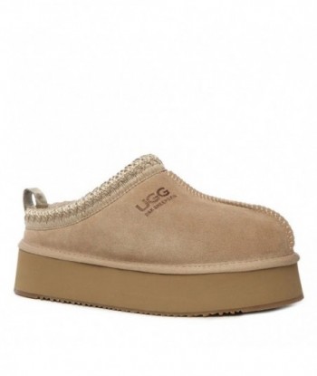 Ciabatte UGG Tashie da donna con plateau color sabbia