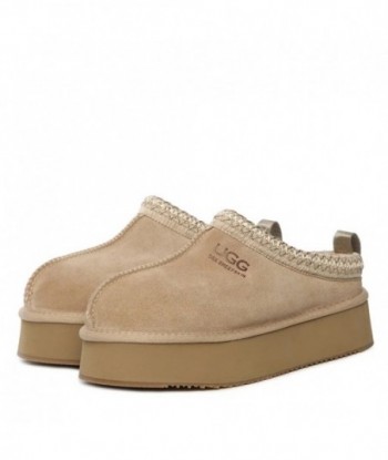 Ciabatte UGG Tashie da donna con plateau color sabbia