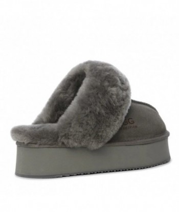 UGG Ultimate Platform Scuff, pantofola con plateau grigia da donna