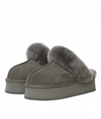 UGG Ultimate Platform Scuff, pantofola con plateau grigia da donna