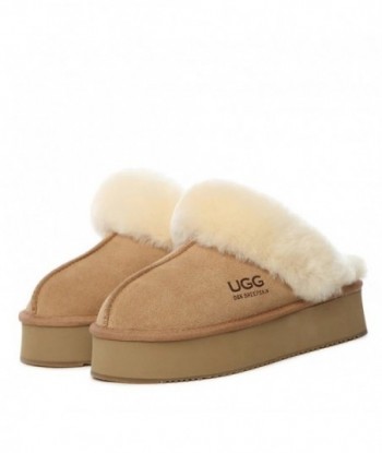 UGG Ultimate Platform Scuff, pantofola con piattaforma marrone da donna