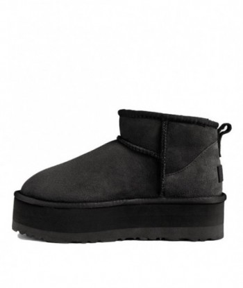 Scarpe UGG super mini classiche con plateau supremo, nere