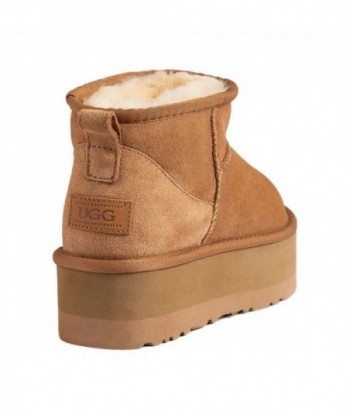 Scarpe UGG Ultra Mini Classic Supreme con plateau, marrone