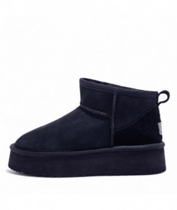 UGG Boot Store stivali neri super mini con plateau