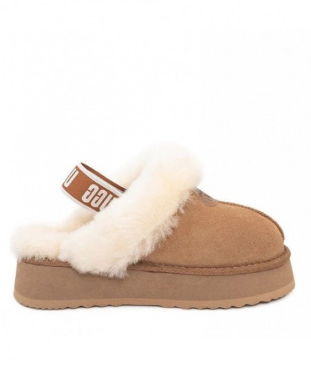 Pantofole UGG Premium morbide e resistenti all'usura con suola spessa - marroni