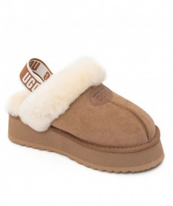 Pantofole UGG Premium morbide e resistenti all'usura con suola spessa - marroni