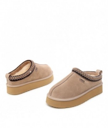 Ciabatte UGG Platinum Tassie con plateau - Marrone chiaro