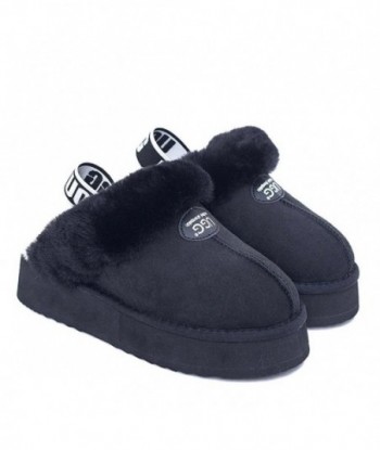 Pantofole UGG Premium con suola spessa, soffici e resistenti all'usura - Nere