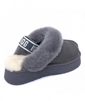 UGG Premium Platform Fluffy Scuff - Grigio