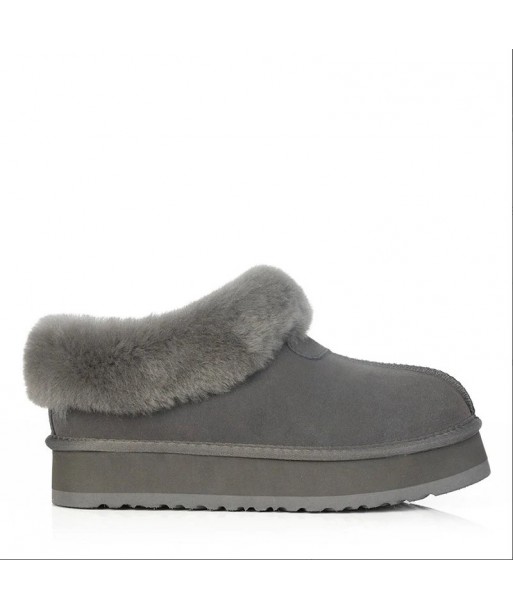 Ciabatte con plateau UGG Shady da donna di colore grigio