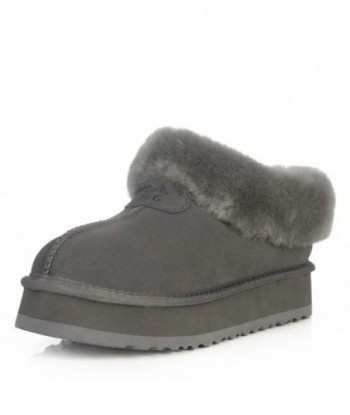 Ciabatte con plateau UGG Shady da donna di colore grigio