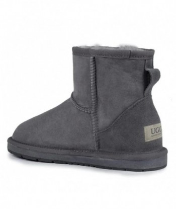 UGG premium mini stivali classici, stivaletto grigio