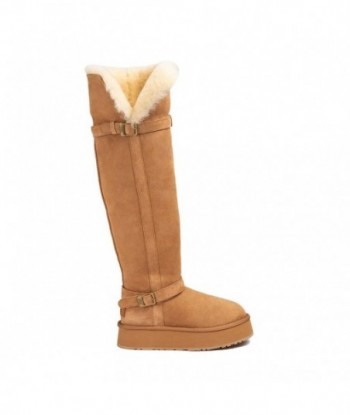 Stivaletti stringati con plateau UGG Krisha da donna