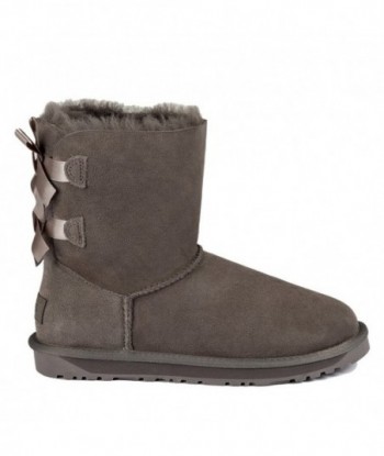 Stivaletti UGG con doppio fiocco - Grigio