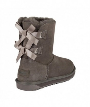 Stivaletti UGG con doppio fiocco - Grigio