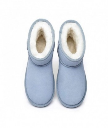 Mini stivaletti UGG Premium in pelle scamosciata da donna - Blu