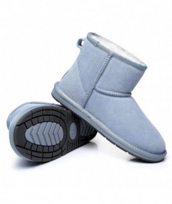 Mini stivaletti UGG Premium in pelle scamosciata da donna - Blu