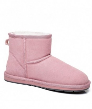 Mini stivaletti UGG Premium in pelle scamosciata da donna - rosa