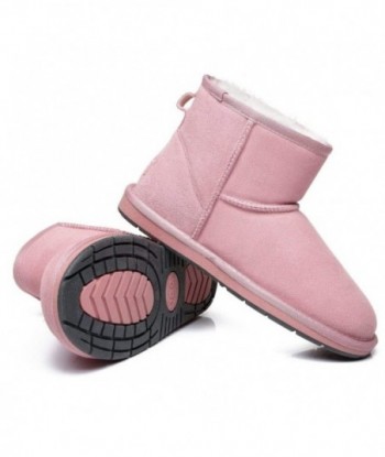 Mini stivaletti UGG Premium in pelle scamosciata da donna - rosa