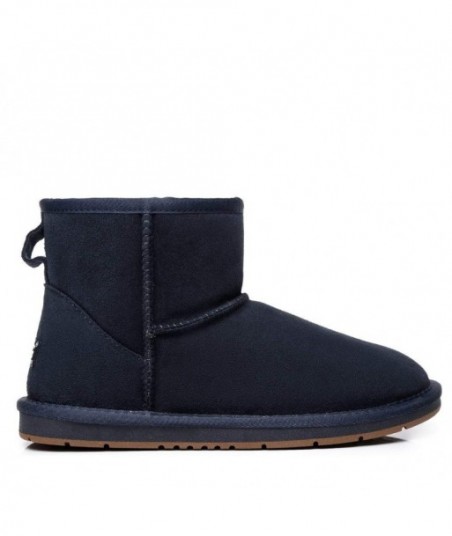 Mini stivaletti UGG Premium in pelle scamosciata da donna - Blu scuro