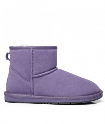 Mini stivaletti UGG Premium in pelle scamosciata da donna - Viola