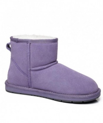 Mini stivaletti UGG Premium in pelle scamosciata da donna - Viola