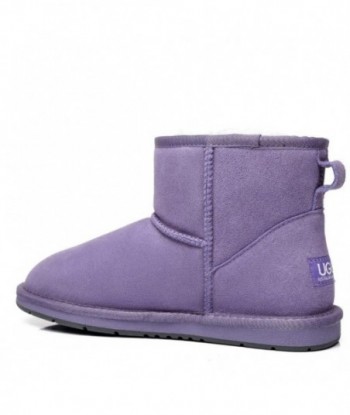 Mini stivaletti UGG Premium in pelle scamosciata da donna - Viola