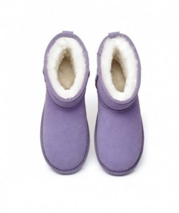 Mini stivaletti UGG Premium in pelle scamosciata da donna - Viola