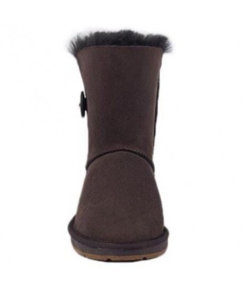 Stivaletti UGG Premium con 1 bottone - Cioccolato