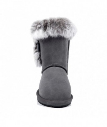 Stivali medi UGG Premium Foxy Rabbit Fur - Grigio