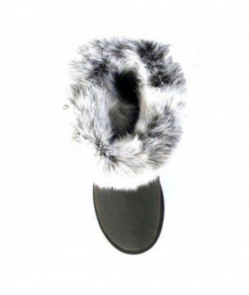 Stivali medi UGG Premium Foxy Rabbit Fur - Grigio