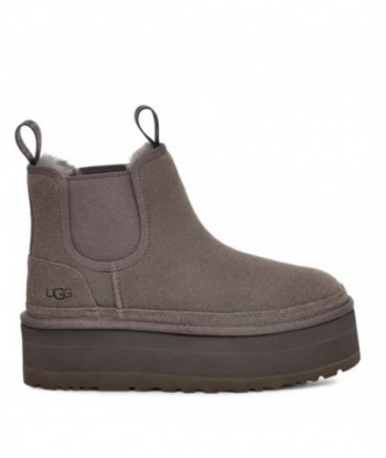 Stivaletti polo UGG con plateau, grigi