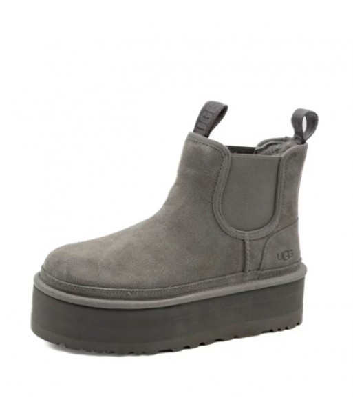 Scarpe con plateau UGG Chelsea grigie da donna