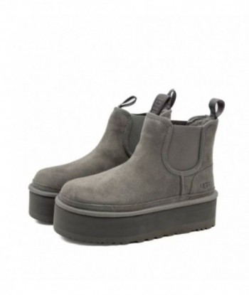 Scarpe con plateau UGG Chelsea grigie da donna