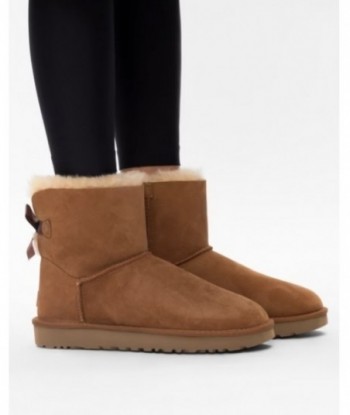 Stivali da neve in pelle scamosciata UGG `W Mini Bailey Bow II`