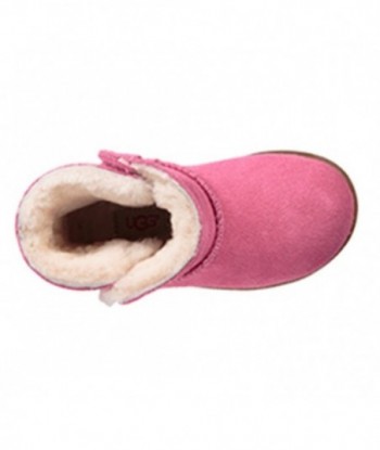 UGG Keelan - Stivali da neve con fodera in pile con velcro rosa