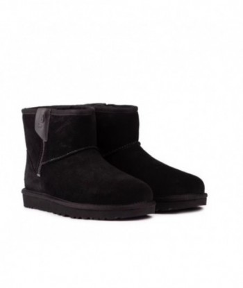 Stivali con zip in pelle scamosciata nera da donna UGG