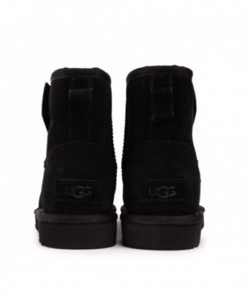 Stivali con zip in pelle scamosciata nera da donna UGG