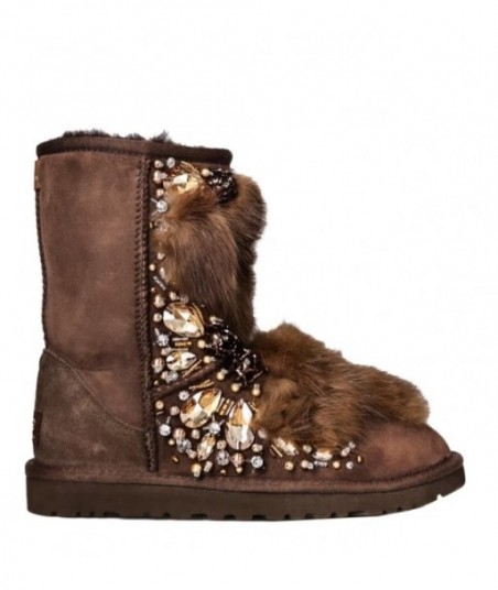 Stivaletti UGG in camoscio gioiello