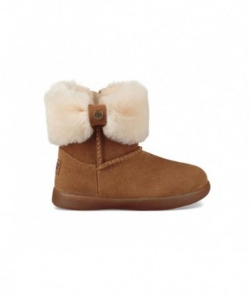 UGG Double Bow UGG Ramona Foderato in Pile Marrone