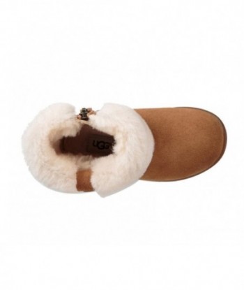 UGG Double Bow UGG Ramona Foderato in Pile Marrone