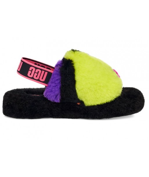 UGG Fluff - Yeah Party Spots Slide "nere".