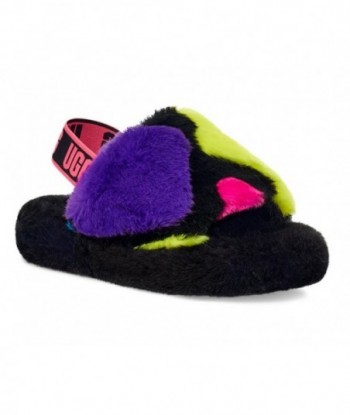 UGG Fluff - Yeah Party Spots Slide "nere".