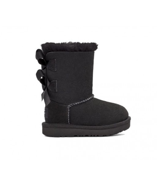 UGG Bailey Bow 2, Stivali Bambini,Nero