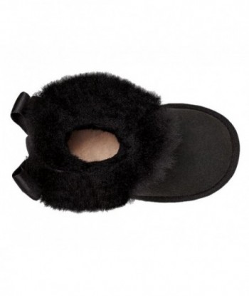 UGG Bailey Bow 2, Stivali Bambini,Nero