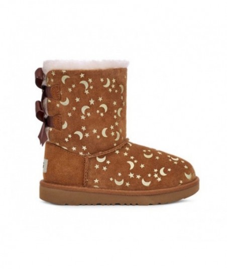 UGG Bailey Bow Sun & Moon Fleece Lined- Bambini Brown Stivali