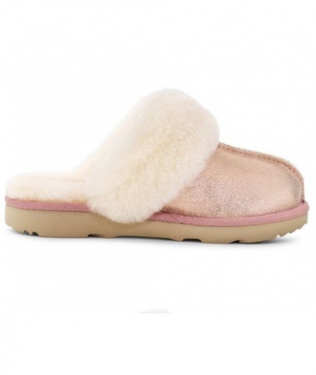 UGG Cozy II Metallic Glitter Slipper ‘Rose Gold’